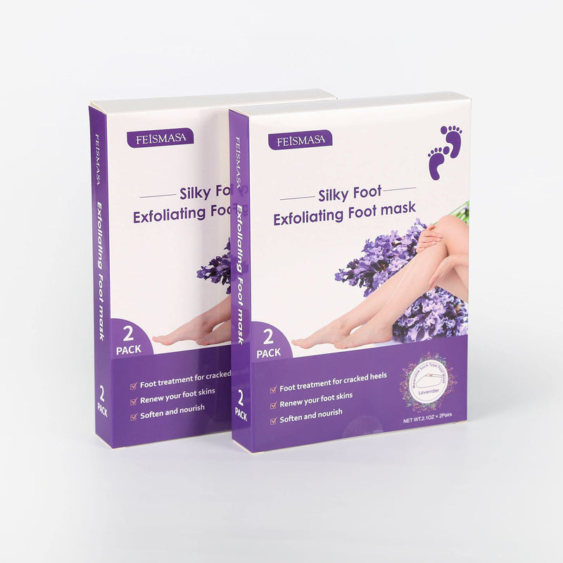 [Australia] - Foot Peel Mask-2 Pairs Exfoliating Foot Mask For Foot Callus Remover,Soft Touch For Dry Cracked Feet,Dry Feet Treatment At Home Pedicure, Lavender Scented 