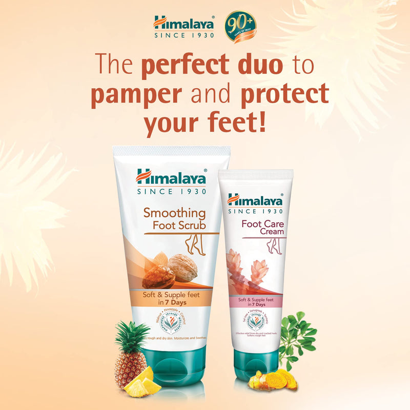 [Australia] - Himalaya Herbals Smoothing Foot Scrub with Walnut, Coconut, Pineapple and Aloe Vera- 150ml 