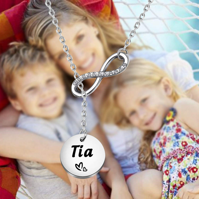 [Australia] - TGBJE Gigi Necklace Lola Necklace Great Grandma Gift Birthday Gifts for Grandma Godmother Gift Family Jewelry Tia necklace 