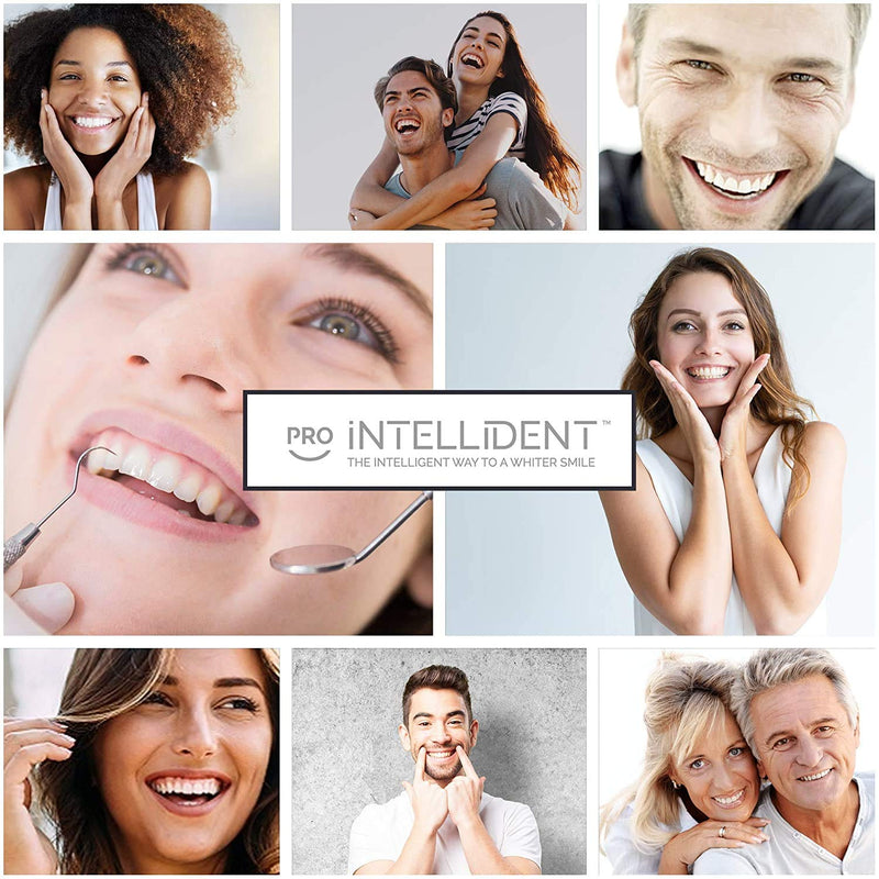 [Australia] - Teeth Whitening Kit with LED Light - Pro Intellident Advanced Gel & Stain Remover - Longer Lasting Results Than Whitening Strips or Activated Charcoal - Ideal Tooth Whitener for Sensitive Teeth Teeth Whitening Kit 
