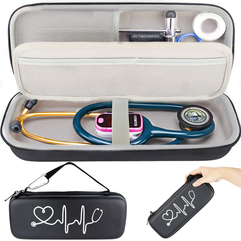 [Australia] - Hard Stethoscope Case for 3M Littmann Classic III Monitoring,Stethoscope Travel Case for Nurse, Nursing School Students, Lightweight Ii S.E Cardiology Iv 