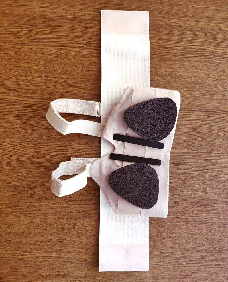 [Australia] - Hernia Support Belt for Men Hernia Truss for Single or Double Inguinal or Sports Hernia, Adjustable Waist Strap with Removable Compression Pad Breathable Material (#5 for Hips Circumference: 41-45 inch (105-115 cm)) 