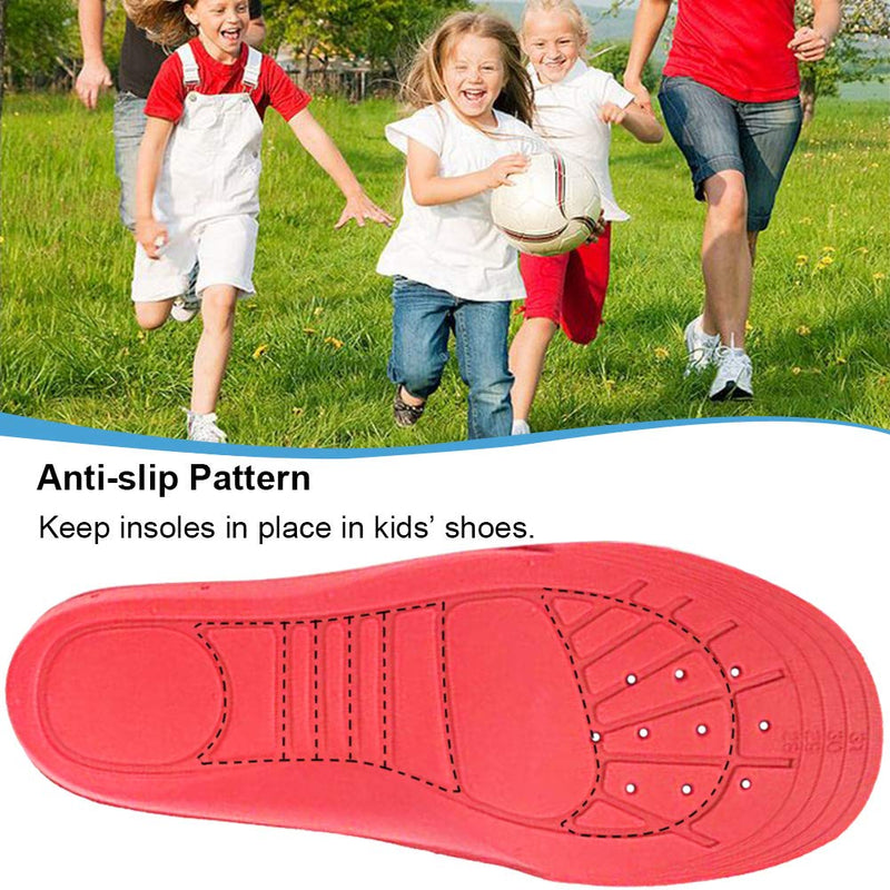 [Australia] - Ailaka Kids Orthotic Cushioning Arch Support Shoe Insoles, Children Pu Foam Inserts for Flat Feet, Plantar Fasciitis, Feet Heel Pain Relief 1-3 M US Little Kid 