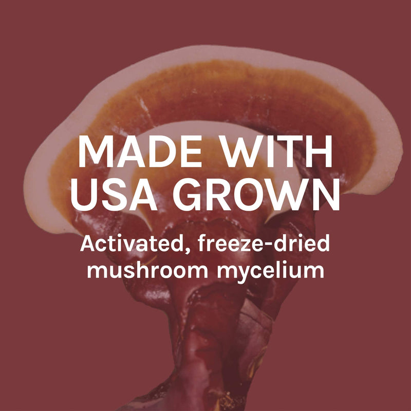 [Australia] - Host Defense, Reishi Capsules, Supports General Wellness and Vitality, Daily Mushroom Mycelium Supplement, USDA Organic, Gluten Free, 120 Vegetarian Capsules (60 Servings) 120 Count (Pack of 1) 