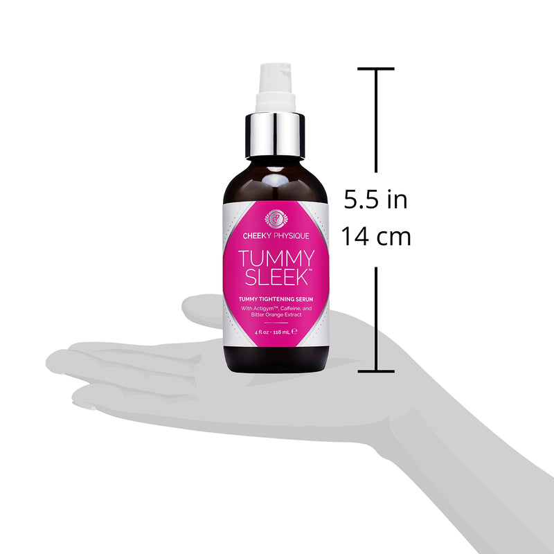 [Australia] - Tummy Sleek Stomach Tightening Serum - Skin Firming & Body Toning Gel for Abs Belly and Waist with Actigym + Caffeine + Bitter Orange Extract - 4 oz. 