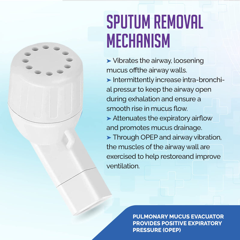 [Australia] - Aobbiy Lung Expansion, Mucus Relief Device, Hand-Held Breathing Trainers - OPEP Therapy, Drug-Free - Helps Open Airways, Remove Mucus Effectively. Stronger & Healthier Lungs and Airway, Easy to Use 