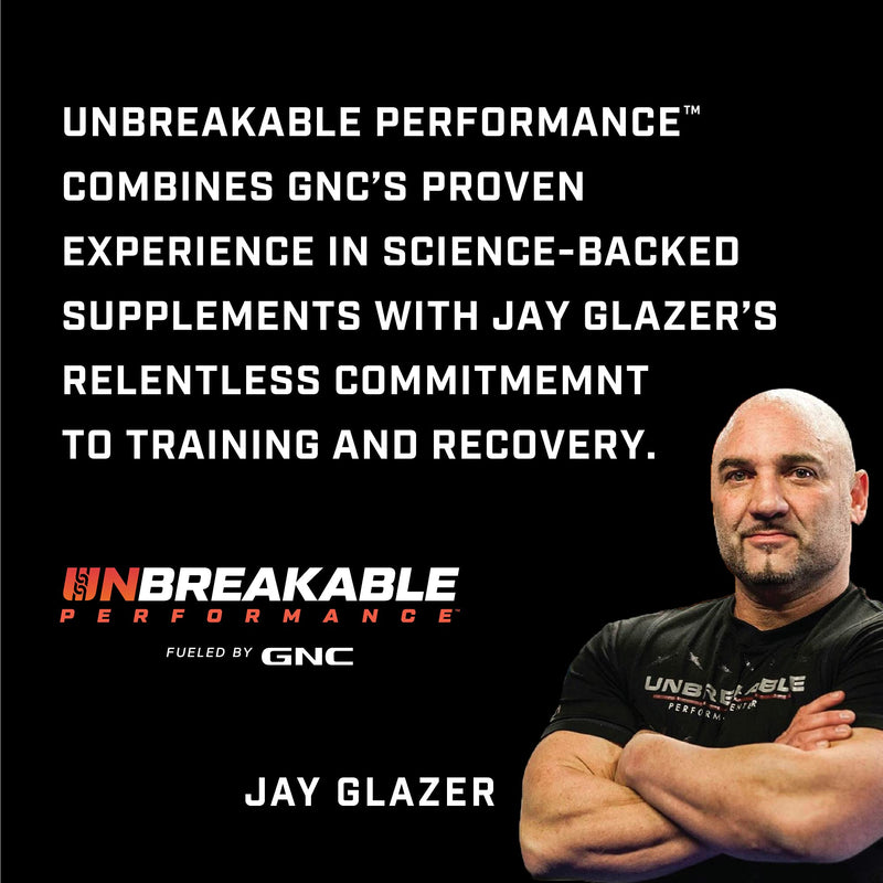 [Australia] - GNC Unbreakable Performance Energized Amino | Recover + Energy, No Sugar, Banned Substance Free | Unbreak-A-Berry | 30 Servings Unbreak A Berry 