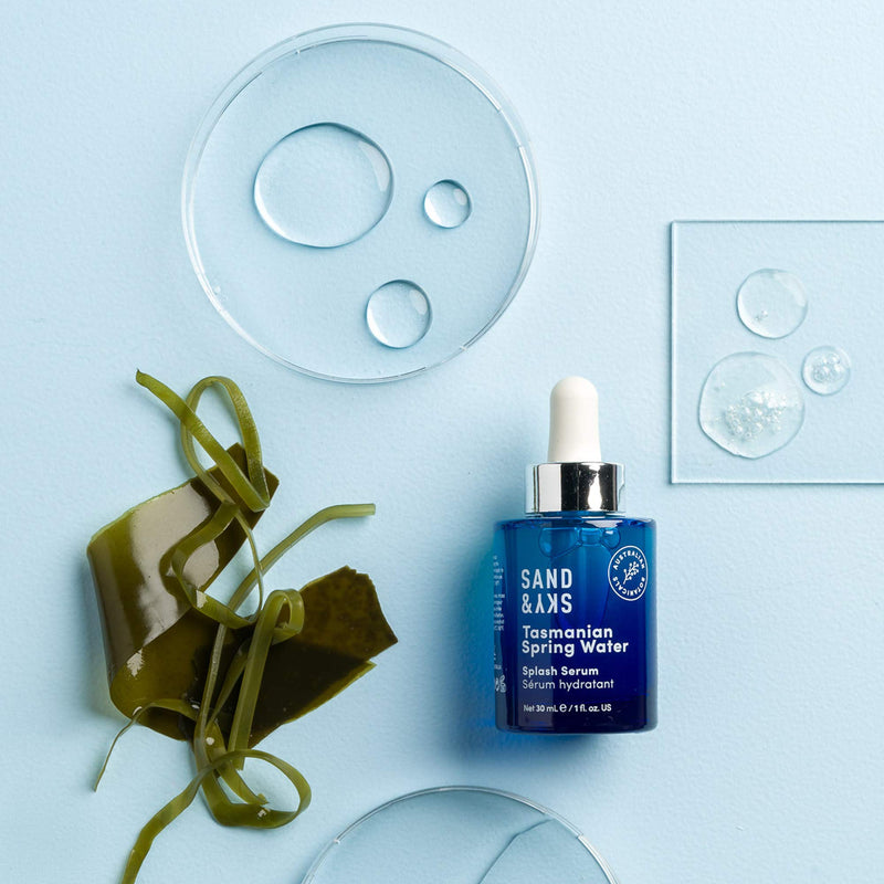 [Australia] - Sand & Sky Tasmanian Spring Water Splash Serum - Hyaluronic Acid Serum for Face | Face Serum (30ml) 