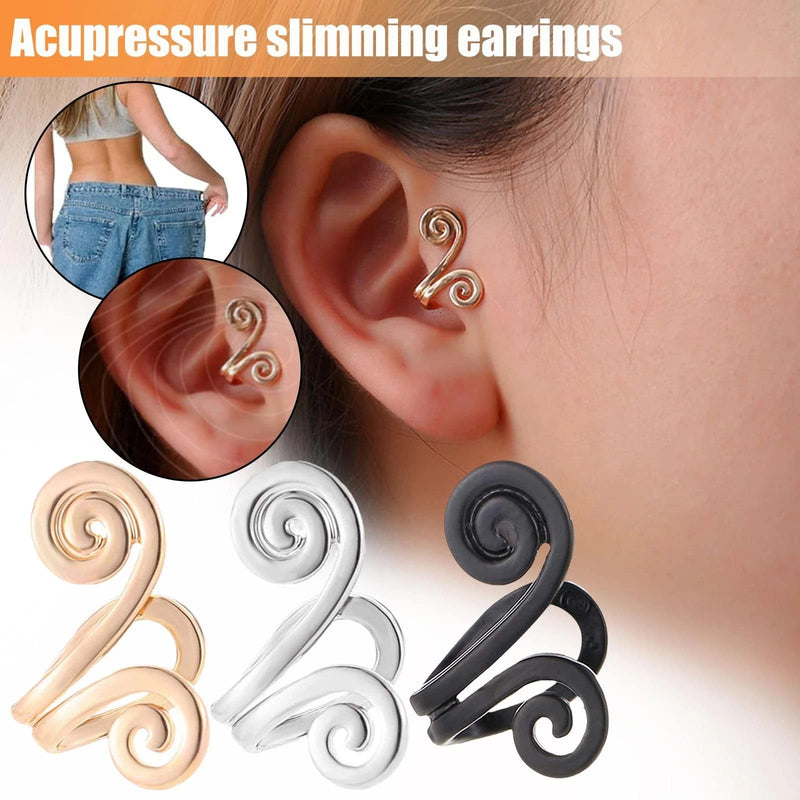 [Australia] - 6Pcs Zunis Acupressure SLI-mming Earrings,Non Pierced Ears Earrings for Acupressure,Non Piercing Acupressure Earrings for Earrings for Women Men 