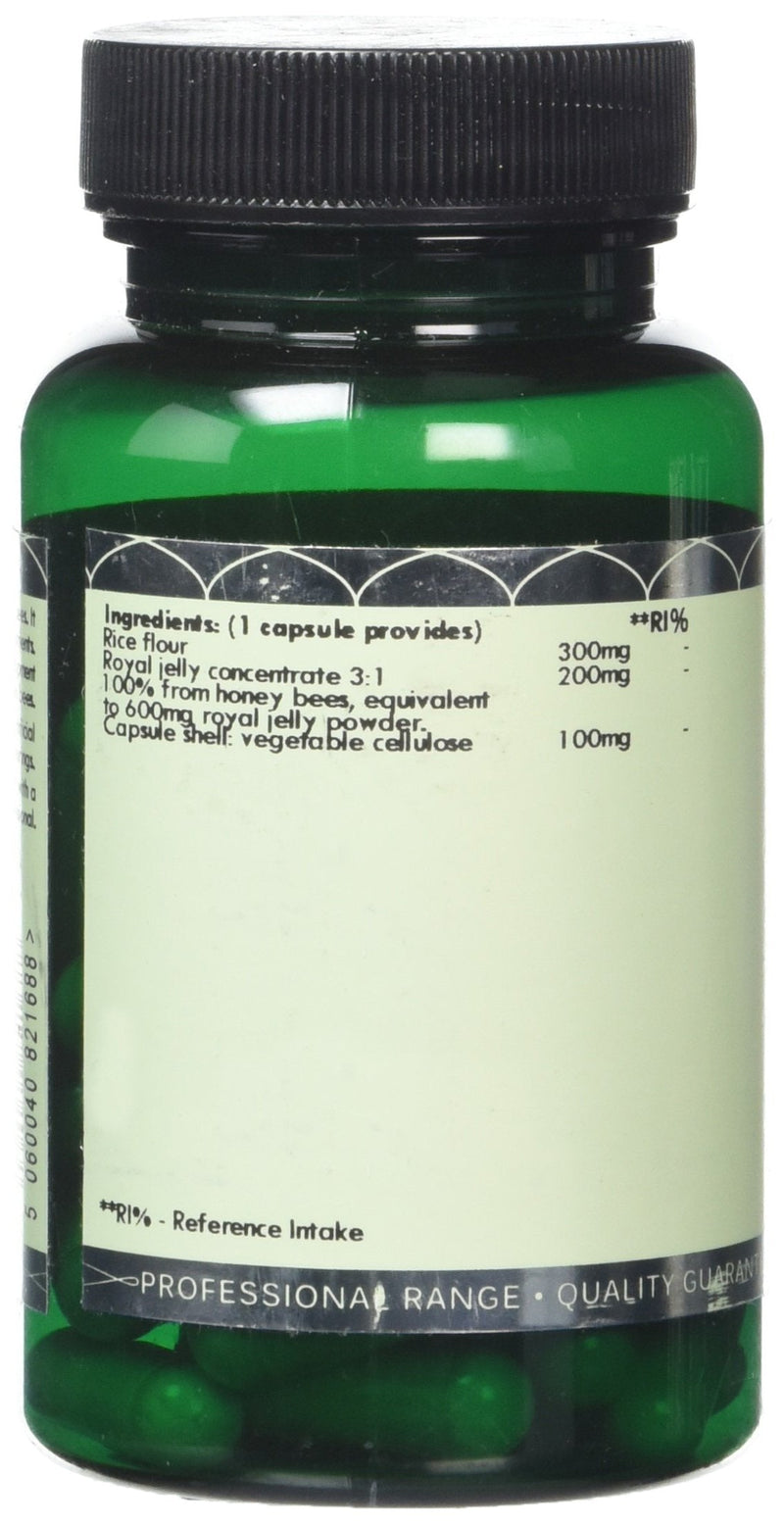 [Australia] - G&G Vitamins Royal Jelly 600mg - 60 Vegetable Capsules - 3:1 Ratio - from Honey Bees 