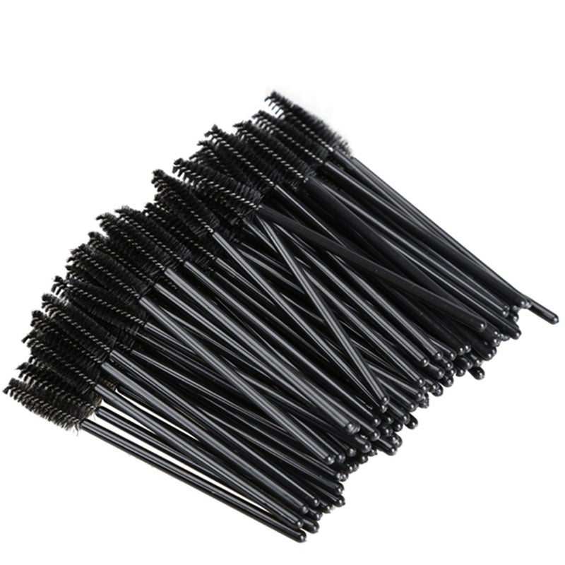 [Australia] - GoWorth 200 PCS Disposable Eyelash Mascara Brushes Makeup Brush Wands Applicator Makeup Kits(Rose Red & Black)… 200 Red & Black 