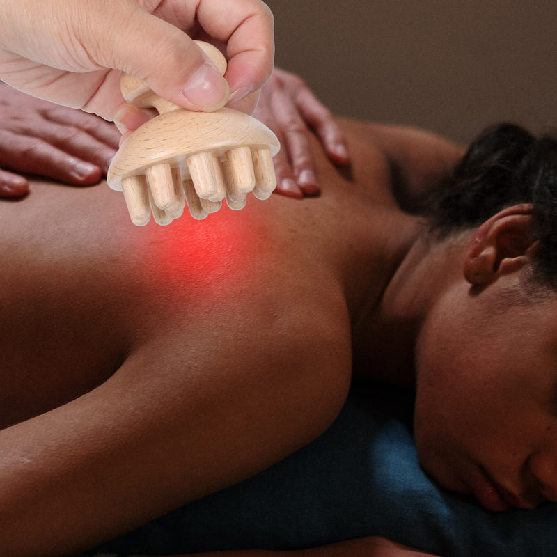 [Australia] - FOMIYES Wood Therapy Mushroom Wood Massager Mushroom Wood Therapy Tool Maderoterapia Mushroom Full Body Wood Massager Gua Sha Tools for Women Men Relief 
