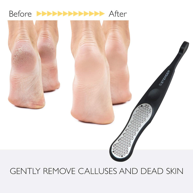 [Australia] - Steinder Foot Pedicure Rasp, PRECISE 117 Slim Foot File for Dead Skin, Korean-Made Foot Scrubber, Foot file, Hard Skin remover, Professional Foot File For Safe Exfoliation 