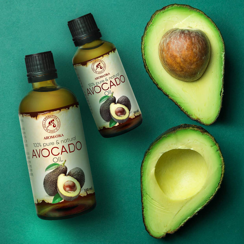 [Australia] - Avocado Oil 100ml - 100% Pure - Cold Pressed - Best Natural Moisturizer for Skin - Nails - Lips - Hair - Face - Body - Scalp - uses as Pure Agent - Great for Spa - Aromatherapy - Bath - Massage 