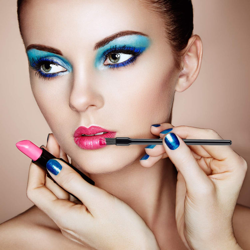[Australia] - 200 Pieces Disposable Lip Gloss Brushes Lipstick Wands Applicator Multi-functional Makeup Cosmetic Brush Flat Brush Tools for Women Girls 