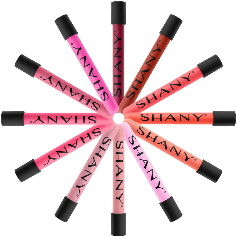 [Australia] - SHANY The Wanted Ones - 12 Piece Lip Gloss Set with Aloe Vera and Vitamin E 