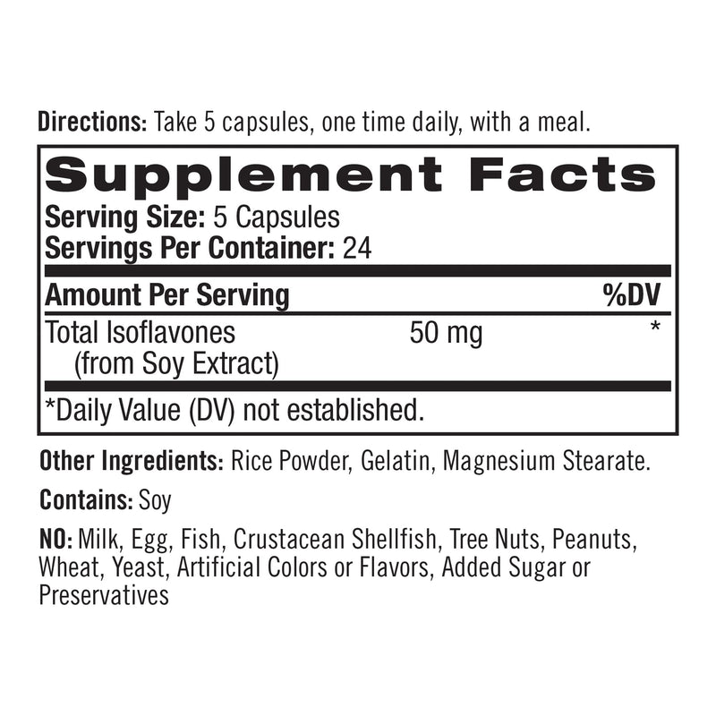 [Australia] - Natrol Soy Isoflavones Capsules, Menopause Relief, 50mg, 120 Count (Pack of 2) Purple 120 Count (Pack of 2) 