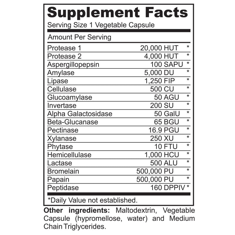 [Australia] - Instant Digest Maximum Strength Digestive Enzymes, 60 Capsules 