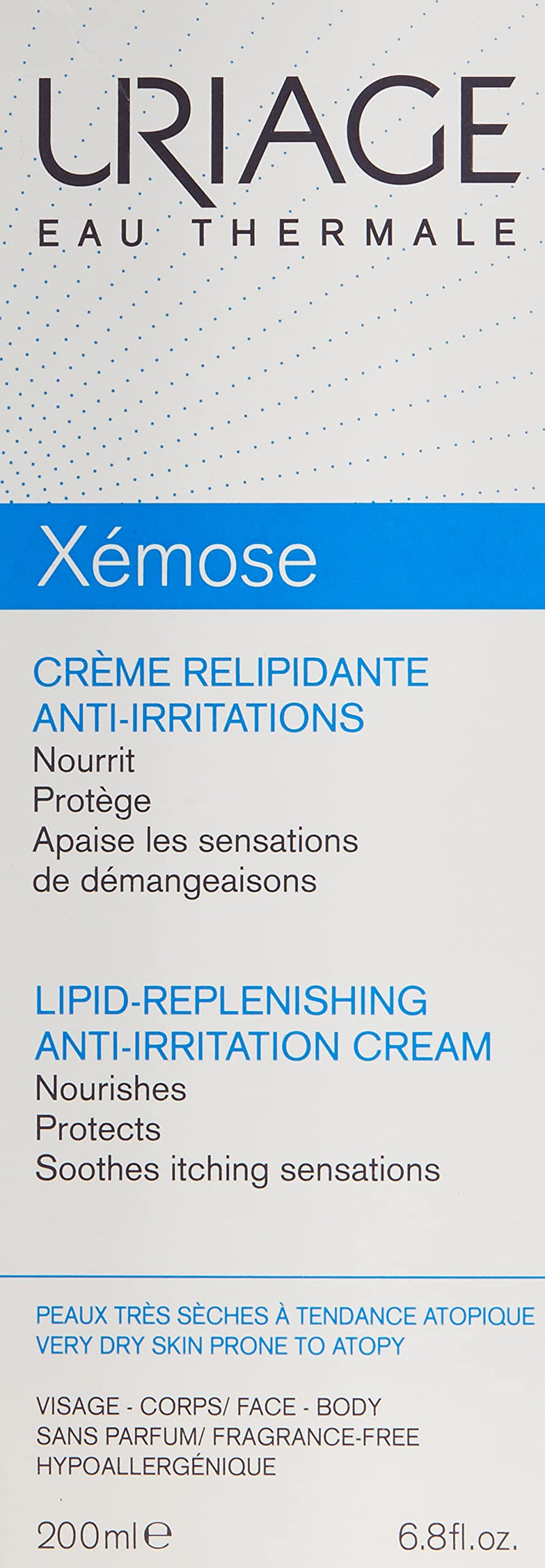[Australia] - Uriage Xemose Lipid-Replenishing Anti-Irritation Cream, 200 ml 