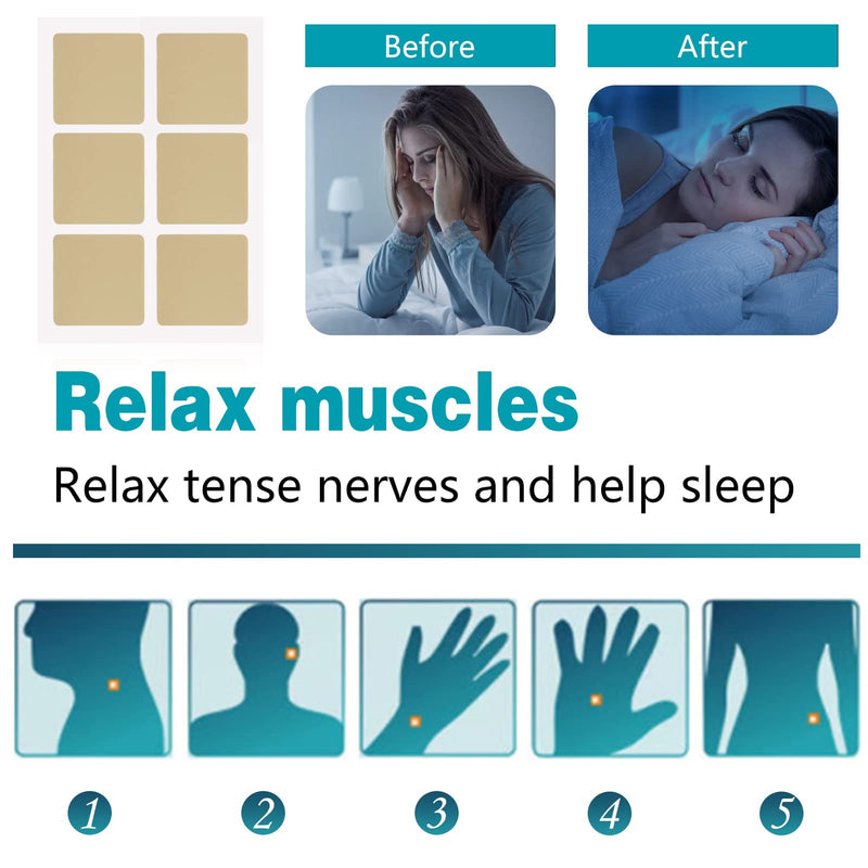 [Australia] - 42 PCS Sleep Patches, Sleep Aids for Adults Sleeping Patch to Improve Quality Sleep, Sleep Helper Natural Sleep Stickers 