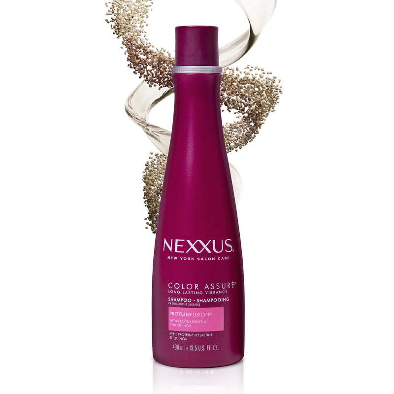 [Australia] - Nexxus Hair Color Assure Sulfate-Free Shampoo For Color Treated Hair with ProteinFusion, Color Shampoo 13.5 oz 