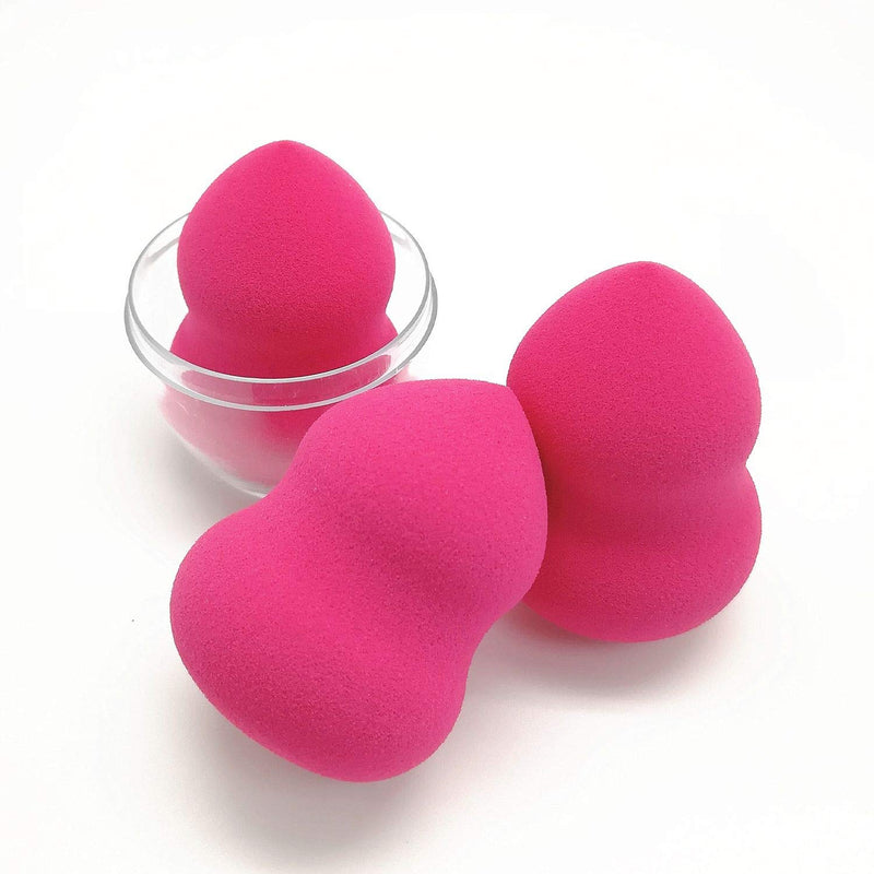 [Australia] - SIMPLOSOPHY 3 Pcs Makeup Sponge Set Blender Beauty Foundation Blending Sponge, Flawless for Liquid, Cream, and Powder, Multi-colored Makeup Sponges 