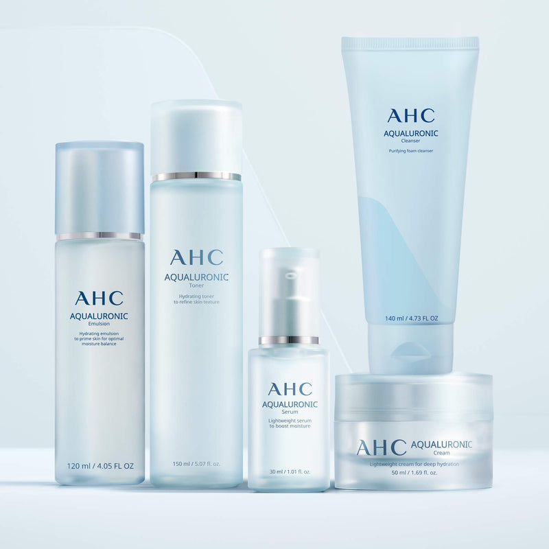 [Australia] - AHC Toner for Face Aqualauronic Hydrating Skin for Dehydrated Skin Triple Hyaluronic Acid Korean Skincare 5.07 oz 