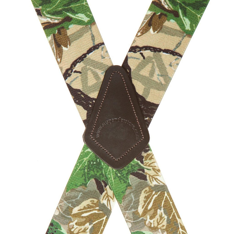 [Australia] - SuspenderStore Men's Camo Suspenders - 2-Inch Wide - Clip 42" for 5'0" to 5'9" tall Realtree Xtra Camo 