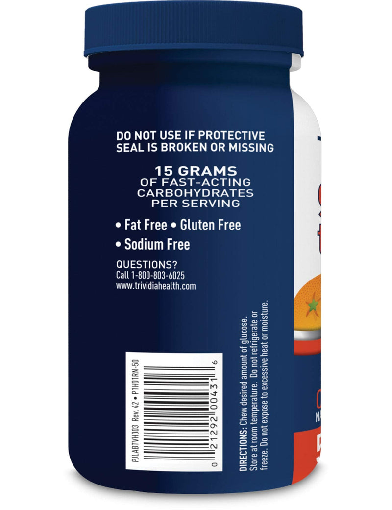 [Australia] - TRUEplus® Glucose Tablets, Orange - 50ct 50 Count (Pack of 1) 