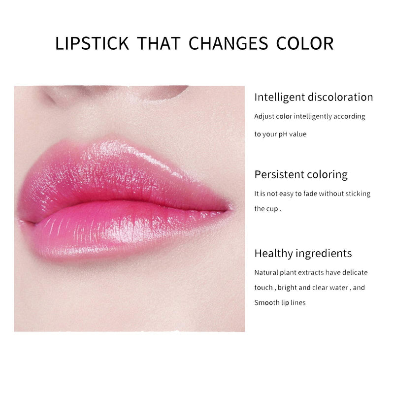 [Australia] - Pack of 8 Crystal Flower Jelly Lipstick,Coosa Natural Nutritious Lip Balm Set Long Lasting Moisturizer Lip Gloss Magic Temperature Color Change Lip Care Lipstick 