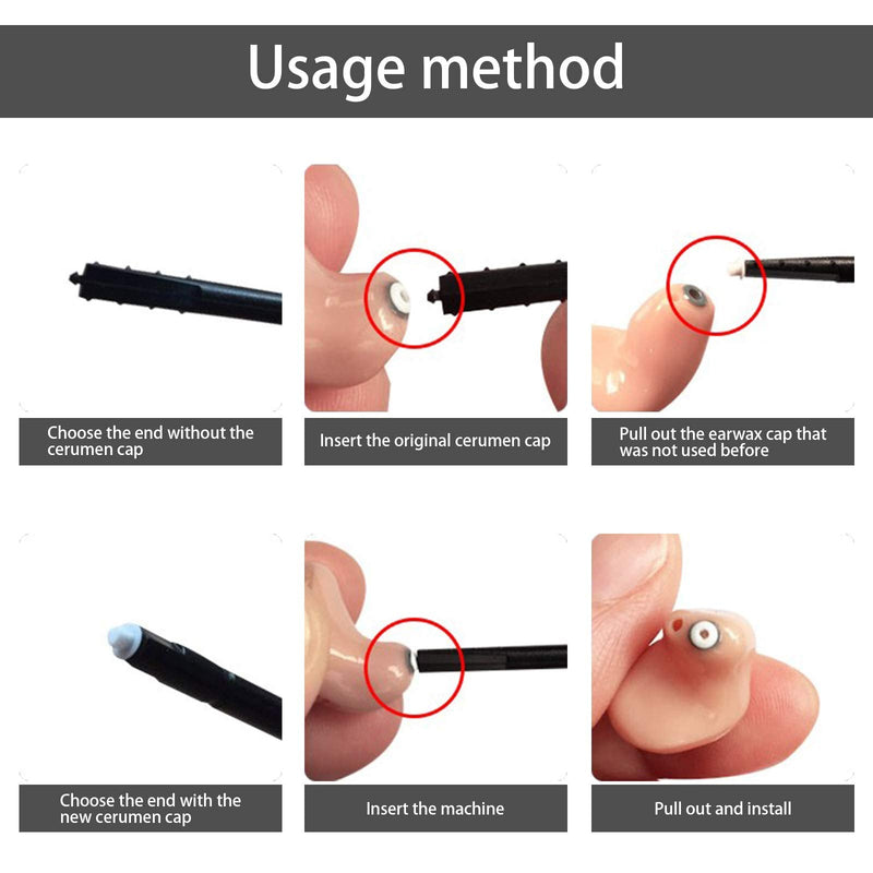 [Australia] - Hearing Aid Wax Guards Filter Accessory Kit with Grey Container Box Compatible with Widex Compatible with Phonak Compatible with Unitron 
