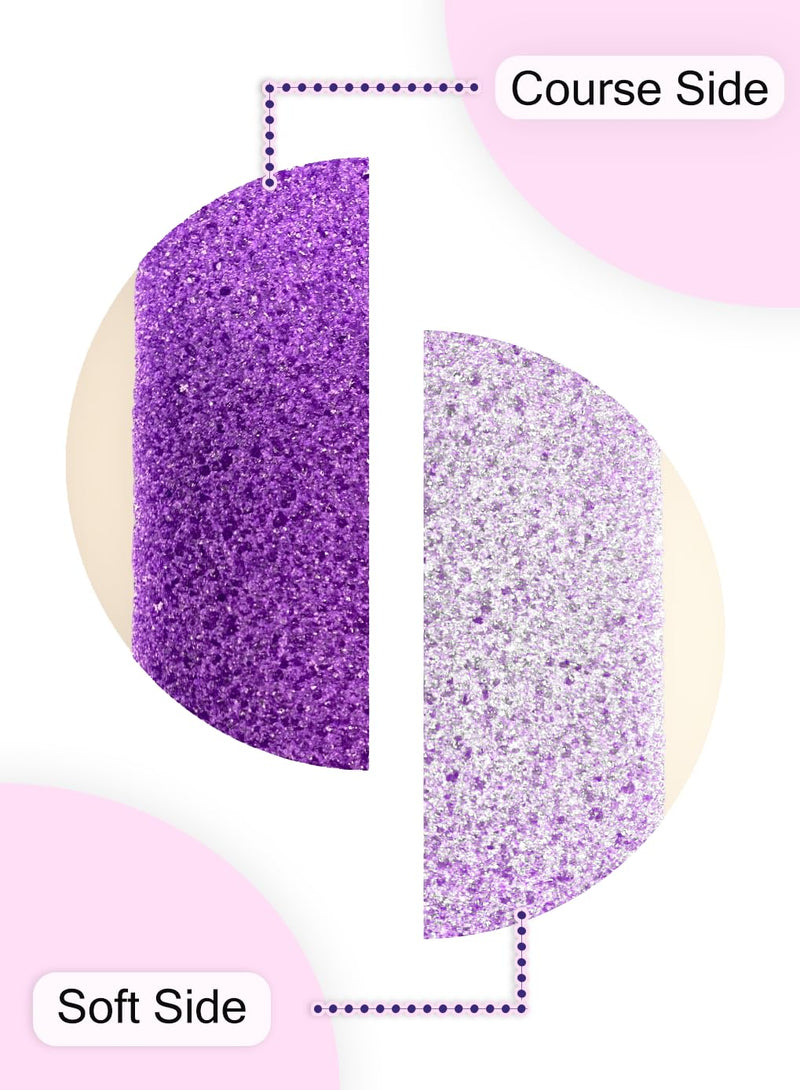 [Australia] - Pumice Stone for Feet Hard Dry Cracked Heel Feet Callus Scrub Remover Foot Scrub Pedicure Ideal for Dry Skin On Feet - Pack of 3 Purple 1 count (Pack of 3) 