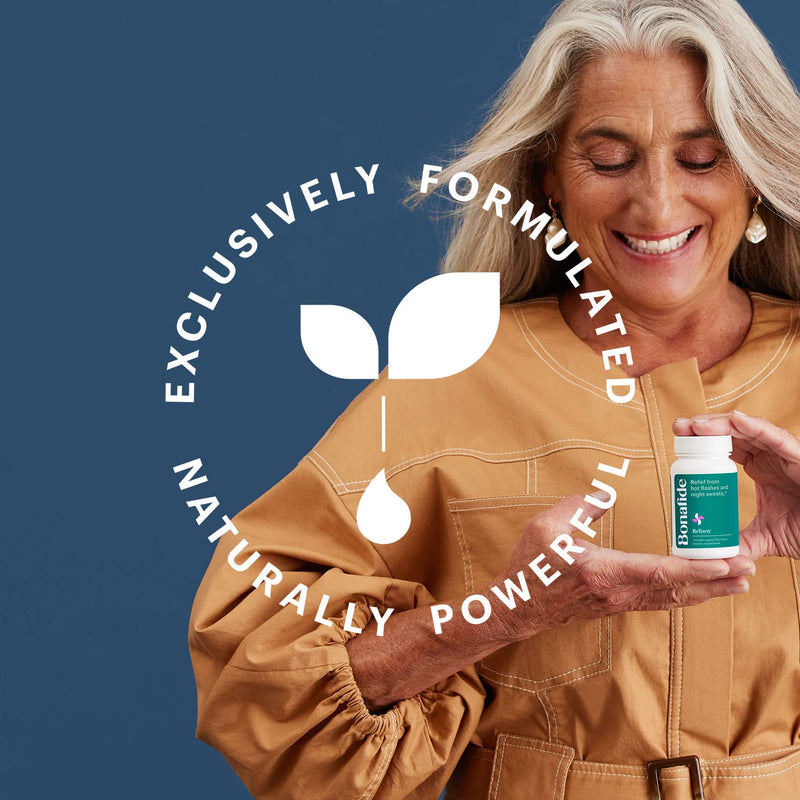 [Australia] - Bonafide Relizen – Powerful, Hormone-Free Relief from Hot Flashes and Night Sweats During Menopause* – 1 Month Supply (60 Tablets) 60 Count (Pack of 1) 