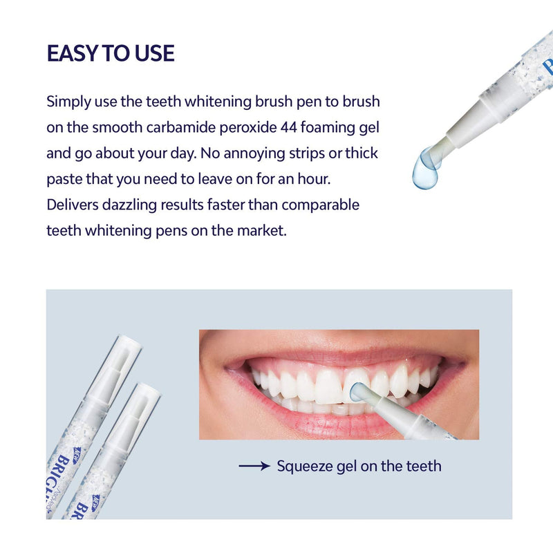 [Australia] - AsaVea Teeth Whitening Pen, More Than 20 Uses, Effective, Painless, No Sensitivity, Travel Friendly, Easy to Use, Beautiful White Smile, Natural Mint Flavor 