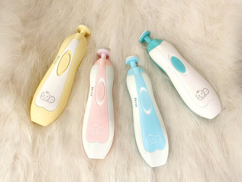 [Australia] - Baby Nail Clippers 20 in 1 by Royal Angels, Safe Electric Baby Nail Trimmer, Baby Nail File Kit, Additional Replacement Heads, Newborn Toddler Toes and Fingernails, Trim and Polish (Blue) Blue 