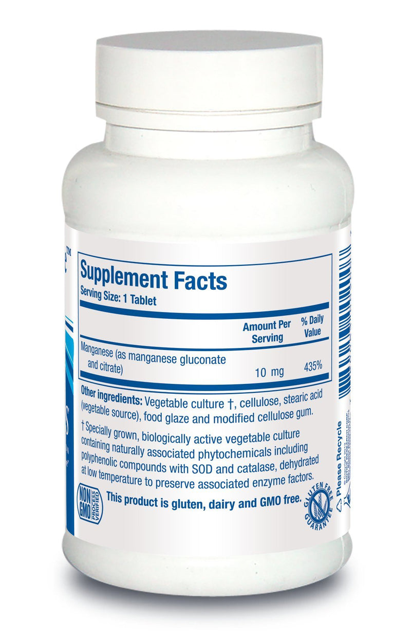 [Australia] - Biotics Research Mn Zyme, Manganese, Antioxidant, Metabolism Support, Bone and Cartilage Development. 100 tabs 