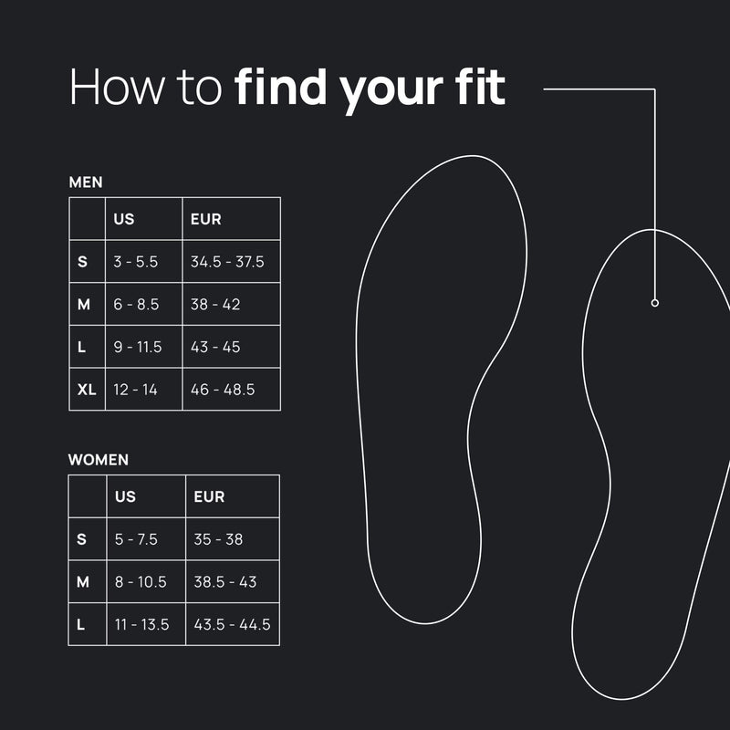 [Australia] - Naboso Activation Sensory Insole, Thin Men's and Women's Textured Anti-Fatigue Shoe Inserts That Best Stimulate The Feet to Improve Posture, Balance, and Foot Strength. Medium (Pack of 1) 