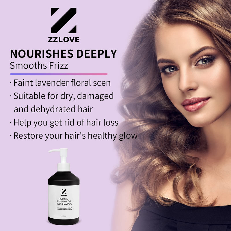 [Australia] - ZZLOVE Hair Growth Shampoo for Women and Men, Regrowth Moisture Dry Hair Thickening Products for Curly Care Damaged Treatments, Anti Dandruff Travel Size for Hair Loss Oily，Sulfate Free Suit for Kids 