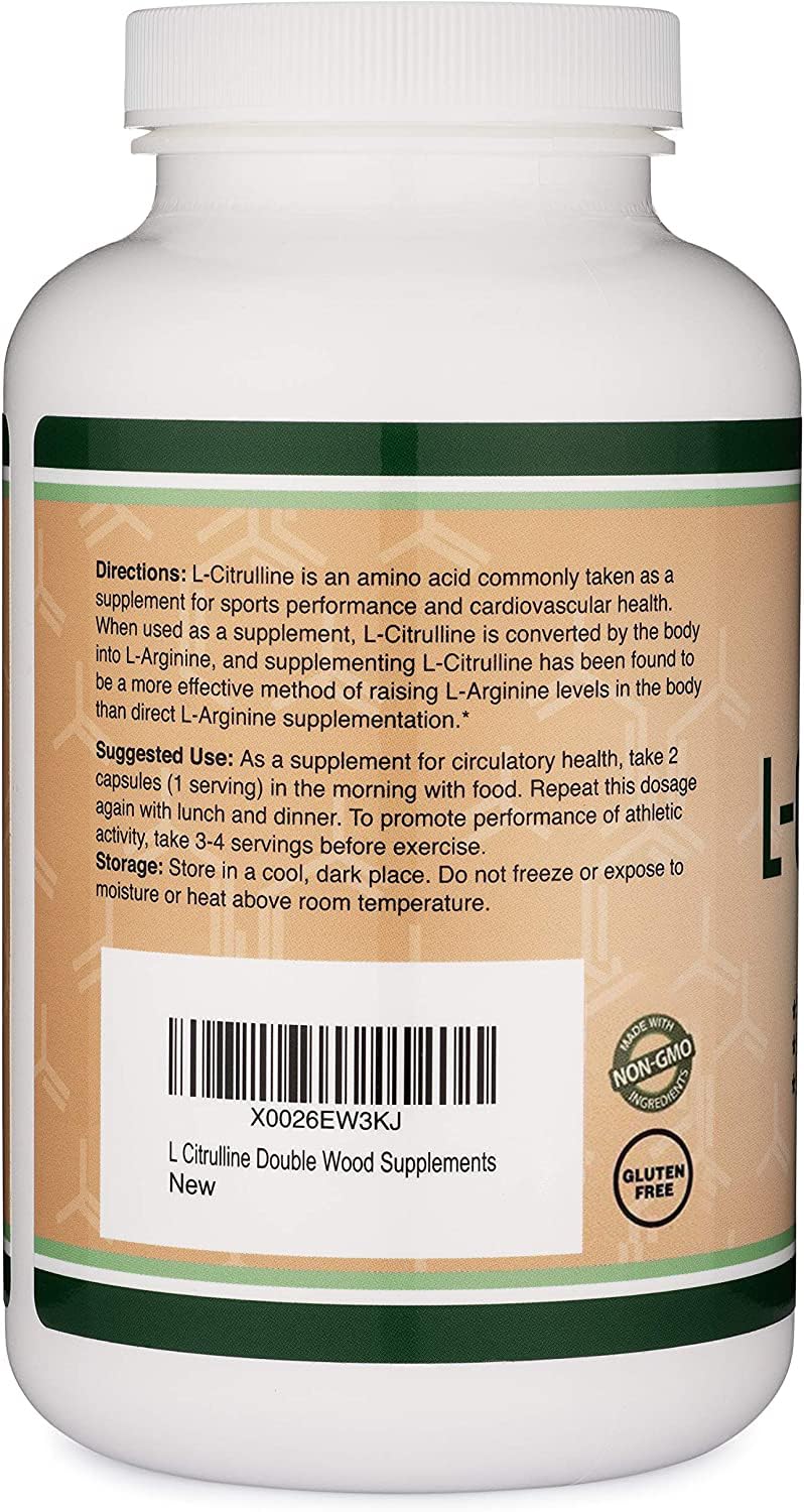 [Australia] - L Citrulline Capsules 1,200mg Per Serving, 210 Count (L-Citrulline Increases Levels of L-Arginine and Nitric Oxide) Muscle Recovery Supplement 210 Count (Pack of 1) 
