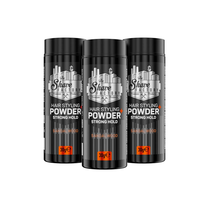[Australia] - The Shave Factory Hair Styling Powder 30g. Mattifying&Volumizing Powder with Maximum Control-Elegant Design, Ease Of Use, Flexible and Long-Lasting Hold Product For Professional Barbers (1) 