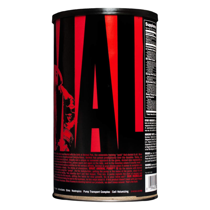 [Australia] - Animal Pump – Preworkout - Vein Popping Pumps – Energy and Focus – Creatine – Nitric Oxide – Easy to Remove Stimulant Pill for Anytime Workouts – 30 Packs 