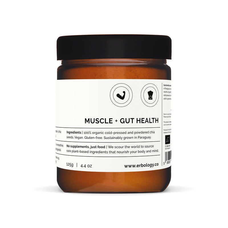 [Australia] - Organic Chia Powder 125g - from Cold-Pressed Chia Seeds - Rich in Protein and Fibre - Raw - Vegan - Gluten-Free 
