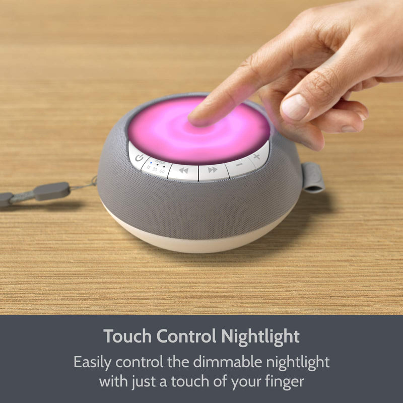 [Australia] - White Noise Machine with Nightlight, Portable Rechargeable White Noise Machine for Babies and Adults, Relaxation and Meditation Sounds Calming Sleep Aid 
