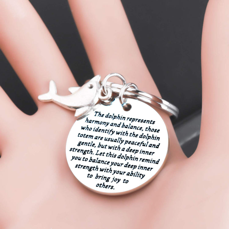 [Australia] - ENSIANTH Dolphin Keychain Dolphin Lover Gift Dolphin Jewelry Inspiration Gift for Friend 