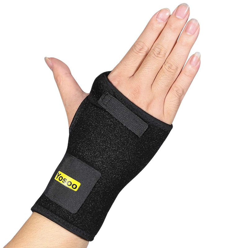[Australia] - Wrist Brace Left Hand Adjustable Wrist Splint Brace Carpal Tunnel Breathable Neoprene Night Sleep Splint Brace 9'' Wrist Belt Band for Workout Fitness Injury Recovery Prevention 