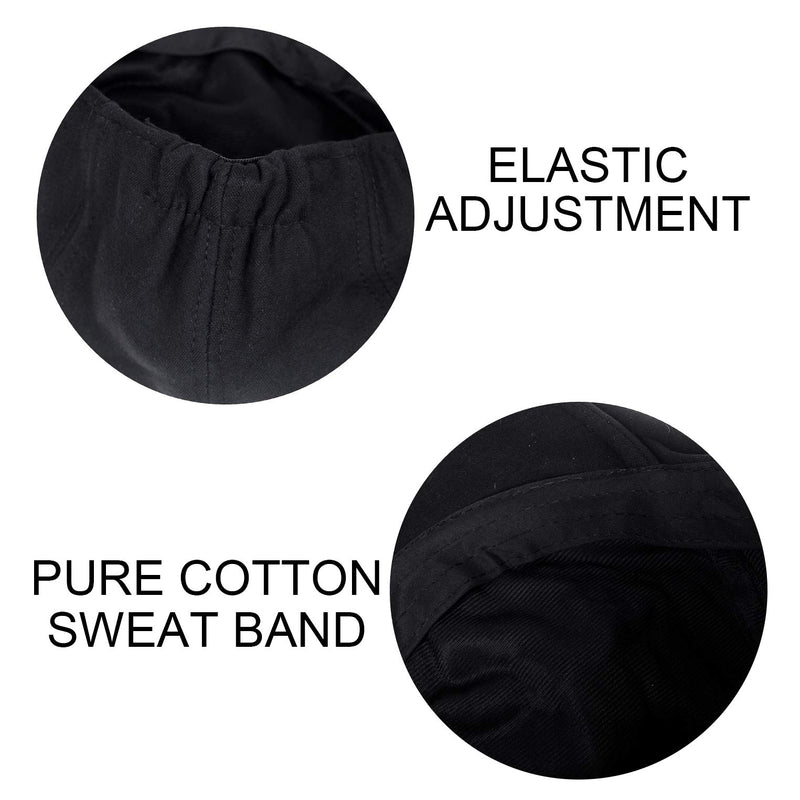 [Australia] - 2 Pack Newsboy Hats for Men, Cotton Flat Ivy Gatsby Driving Hat Cap Black&dark Gray 