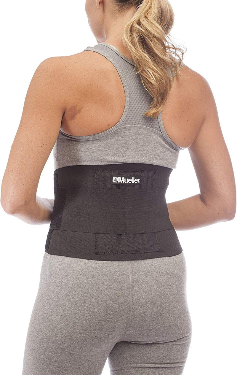 [Australia] - Mueller Sports Medicine Adjustable Back Brace, Back Support, For Men and Women, Black, Small 