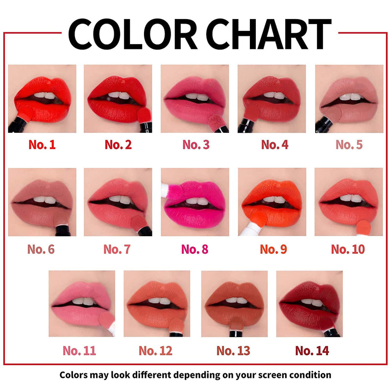 [Australia] - Long Lasting Lip Stain for Lips and Cheek Tint Various Korea Velvet Plumping Lip Marker Lip Matte tints | PASSIONCAT Twist Velvet Tint #13 (No.13) Chilly Brown 