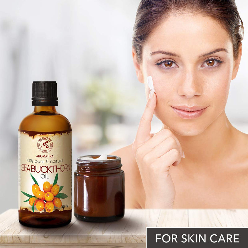[Australia] - Sea Buckthorn Fruit Oil 200ml - Cold Pressed - Unrefined - 100% Pure & Natural - Hippophae Rhamnoides Oil - Best for Hair - Body - Face - Beauty - Relaxation - Massage 