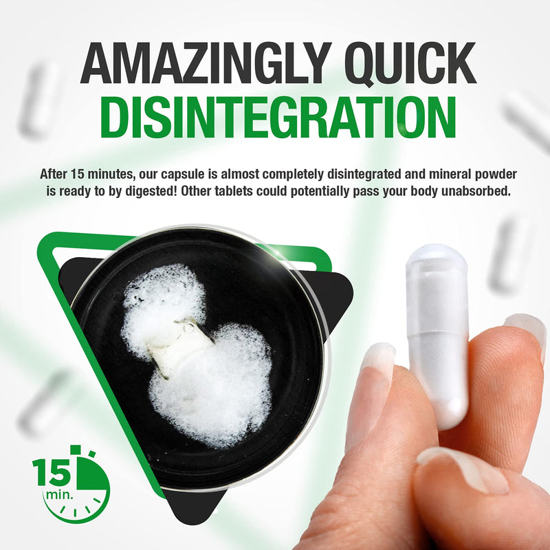 [Australia] - Iron 14 mg Ferrous Fumarate Capsules | 150 pcs (5 Month Supply) of Rapidly Disintegrating Capsules, Each with 14mg of Premium Quality Extra Strength Powder 